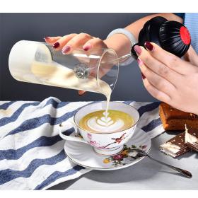 Mousseur à lait électrique Efficace pour les liquides chauds et froids.