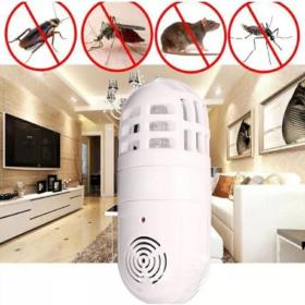 Répulsif antiparasitaire ultrasonique 2en1 et zapper d'insectes piège à lampe électrique
